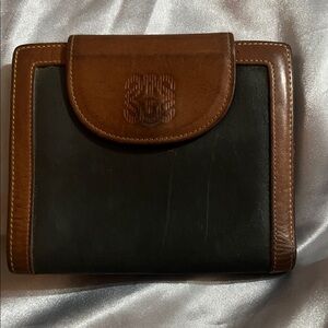 Loewe Brown and Black Leather Wallet